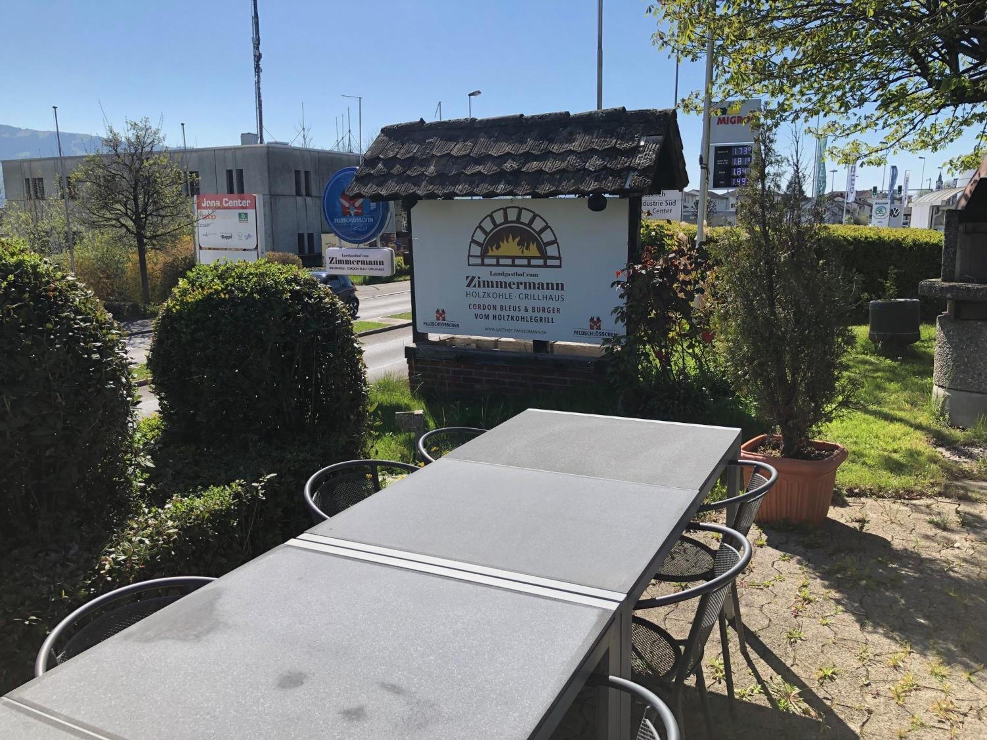 Landgasthof Zum Zimmermann Jona - Rapperswil Bagian luar foto